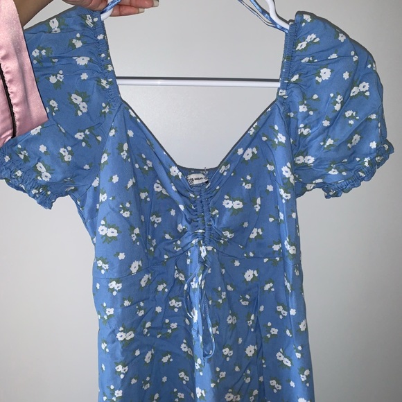 Blue Midi Floral Dress 
Size: Medium
Brand: Shein
Condition: Unworn/New - Picture 2 of 2